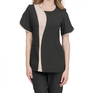 Nouvelle Tunique de Salon de Beauté Personnalisée, Uniforme Élastique pour Manucure et Spa, Blouse de Travail Femme Grande Taille - Product Image 2