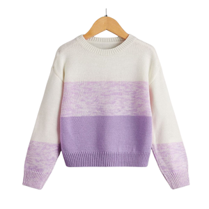 Pull en coton pour enfants, fabrication OEM, doux, respirant, tricot écologique, pull chaud avec poche avant, approvisionnement en gros pour l'hiver - Product Image 1