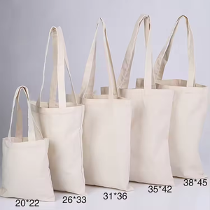 Bolsas de Lona de Color Sólido, Estilo Minimalista con Parte Superior Abierta, Bolsa de Compras para Todas las Temporadas, Forro de Algodón - Product Image 4