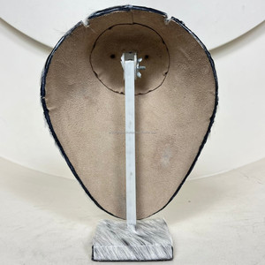 การแสดงเครื่องประดับสร้อยคอหนังวัวแบบกำหนดเองได้สำหรับการแสดงเครื่องประดับหน้าอกเครื่องประดับ - Product Image 6