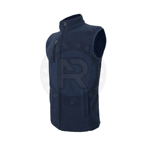 Veste sans manches pour hommes, veste décontractée légère et chaude, col montant, fermeture éclair, confortable, à la mode, pour tous les jours - Product Image 2