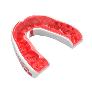 Protège-dents en silicone blanc et rose, design léger et tendance, pour adolescents, unisexe, idéal pour la boxe et les sports. - Product Image 4