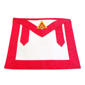 Delantal Personalizado Ecológico Bordado del Capítulo del Arco Real Irlandés con Cierre de Mariposa - Insignia y Estampado Personalizables - Product Image 1