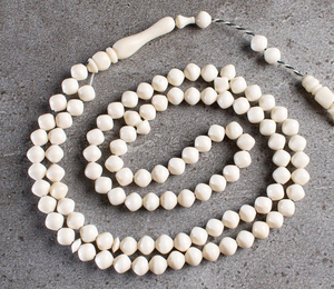 Tasbih de qualité supérieure en os de buffle pour la prière islamique, 100 perles, Misbaha, chapelet en os, Subha, perles de prière musulmanes - Product Image 3