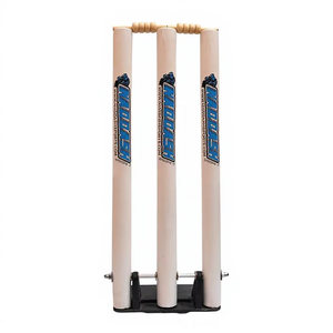 Púas de críquet con retorno automático y base metálica – Wickets de entrenamiento para múltiples superficies - Product Image 1