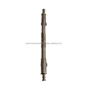 Poignée de porte en laiton de qualité supérieure avec finition antique pour portes de maison ou d'hôtel élégantes à un prix abordable - Product Image 4