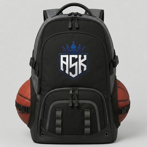 Bolsa de baloncesto premium hecha con material ligero y duradero que ofrece amplio espacio de almacenamiento, cremalleras resistentes y transporte cómodo. - Product Image 4