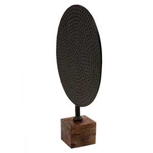 Jaffs Exports Escultura Geométrica Circular de Aluminio, Hecha a Mano, Artística, Ecológica, Duradera, Decoración de Mesa, Estilo Moderno - Product Image 2