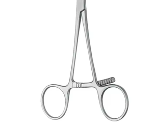 Pinzas de Acero Inoxidable para Toallas, Pinzas de Sutura, Instrumentos Dentales, Uso Dental Profesional, Agarre Ergonómico Manual, 3 Posiciones de Mandíbula - Product Image 3