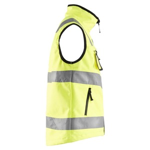 Chaleco de Seguridad de Alta Visibilidad Clase 2, Impermeable, Reflectante, Amarillo, con Múltiples Bolsillos y Cierre de Cremallera - Product Image 2