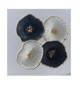 Juego de Posavasos de Resina Epoxi Brillante de Primera Calidad para Té y Café |   Decoración Moderna para el Hogar Hecha a Mano, Cuadrada y Redonda - Product Image 6