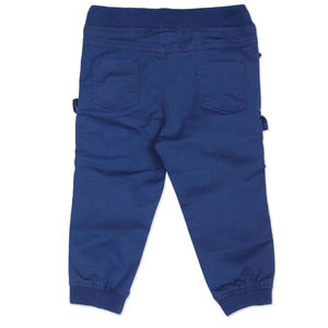 Kids Unisex Cargo Jogger Pants Stretch Cotton Pockets Cuffs Drawstring Autumn High Quality - Product Image 3