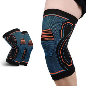 Genouillère Unisexe Tricotée à Compression Respirante à Enfiler pour le Basketball Protection Toutes Saisons - Product Image 1