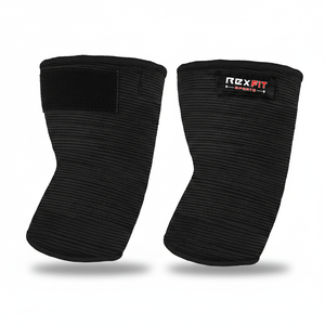 Rexfit Sport - Mangas de Soporte Profesionales para Codos de 5 mm para Levantamiento de Pesas, Powerlifting y Cross Training - Product Image 1