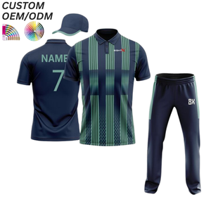 Uniforme Deportivo de Cricket con Logotipo Personalizado, Transpirable, 100% Poliéster, Jersey, Soporte OEM ODM para Suministro al por Mayor de Ropa Deportiva para Equipos - Product Image 6