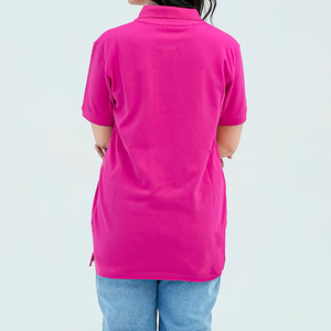 เสื้อผู้หญิง OEM คอตั้ง ระบายอากาศได้ดี สกรีนโลโก้ได้ตามต้องการ แขนสั้น ทรงเข้ารูป ผลิตจากผ้าฝ้ายผสม เป็นมิตรต่อสิ่งแวดล้อม คุณภาพสูง - Product Image 2