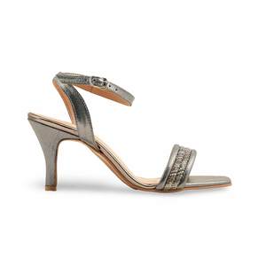 Sandale à talon FN6136 grise au design élégant pour femme - Product Image 4
