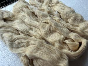 Natural Bikaner <b>Wool</b> Raw Cream <b>Wool</b> Fiber Soft Hand Spinning Yarn Material for Weaving Felting Textile <b>Crafts</b> - Product Image 3