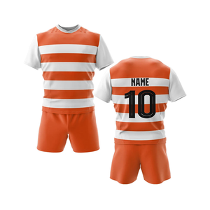 Conjunto Deportivo para Hombre, Personalizado por Sublimación, Camiseta y Pantalones Cortos de Fútbol, Transpirable, para Entrenamiento Atlético, Gimnasio, Fitness, Uniforme de Equipo - Product Image 1