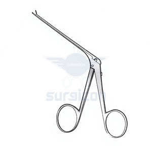 Micro Pinzas para Oído, Derechas, 80 mm de Longitud de Eje, 0.9 mm de Longitud de Copa, 1.0 mm de Ancho de Copa, Acero Inoxidable de Precisión, Microquirúrgicas ORL - Product Image 6