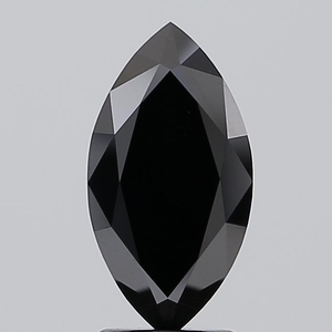 Diamant de laboratoire de 2,00 carats, taille marquise, noir fantaisie, certifié IGI, CVD, percé au laser, diamant en vrac pour la fabrication de bijoux - Product Image 1