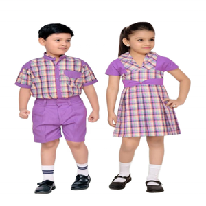 Conjuntos de uniformes escolares de verano personalizados de alta calidad para niños MOQ bajo al por mayor ropa de escuela primaria internacional a granel - Product Image 4