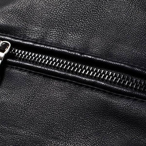 Chaqueta Clásica con Capucha de Cuero PU, Diseño Atemporal, Ropa Casual, Chaqueta de Invierno Resistente, Cómoda y Elegante - Product Image 4