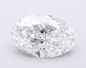 Diamant ovale 1,70 carat, couleur D, clarté VS1, pierre cultivée en laboratoire CVD, polissage excellent, pour une magnifique bague de fiançailles. - Product Image 1
