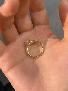 Anillo de moissanita de plata de ley 925 de alta calidad para uso diario en la oficina, disponible al mejor precio desde India. - Product Image 4