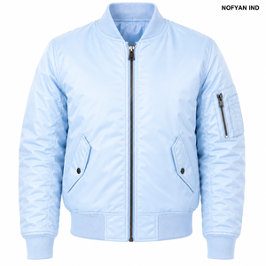 Chaqueta Bomber para Hombre con Logotipo Personalizado Directo de Fábrica, Fabricante OEM ODM, Chaqueta de Vuelo de Nailon Transpirable y Ecológica para Invierno, Venta al Por Mayor - Product Image 2