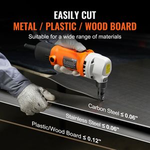 Cortadora de Metal Eléctrica de 550W, 2200 RPM, Alta Velocidad, Rotación de 360 Grados, Máquina de Corte Recto y Curvo de 360 Grados - Product Image 2