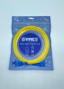 สายแพทช์ไฟเบอร์ออปติก SYMCO SC/UPC SC/UPC SM-DX-3.0-5M-2 เกรดโทรคมนาคม แบบดูเพล็กซ์ LSZH ผ่านการทดสอบจากโรงงาน 100% รับประกัน 1 ปี - Product Image 2