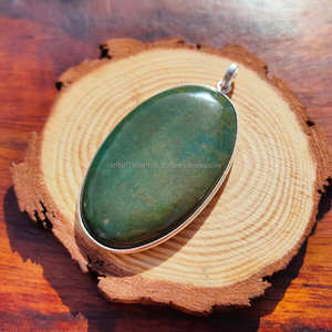 Colgante de Plata de Ley 925, colgante de piedras preciosas de sangre, joyería de piedras preciosas de plata hecha a mano, colgante de piedra de sangre para ella - Product Image 4