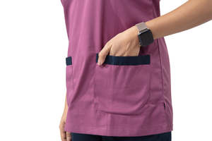 Conjunto de Uniformes Médicos Unisex Más Vendidos, Manga Corta, Verano, Uniformes de Hospital, Poliéster y Elastano, para Médicos y Enfermeras - Product Image 5