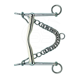 Diseño de Bocado Pelham de Acero Inoxidable Confiable, Cómodo para Caballos, Apto para Montar en Arena y Uso al Aire Libre - Product Image 3