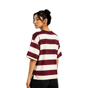 Camisetas Premium de Algodón para Mujer, Corte Holgado, Manga Corta, Estilo Casual Urbano, Personalizables, OEM, ODM, Marca Privada, Proveedor Mayorista - Product Image 4