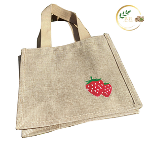 High Strength Jute Carry <b>Bag</b> Eco Friendly Reusable Grocery Shopping Tote <b>Bag</b> - Product Image 2