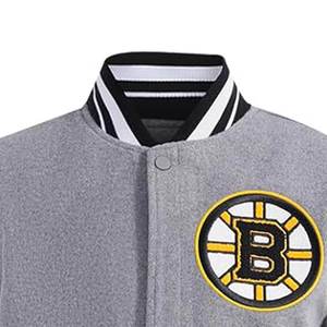 Chaquetas Varsity de color sólido al por mayor para hombre, chaquetas de alta demanda para uso casual, chaqueta Varsity para hombre. - Product Image 4