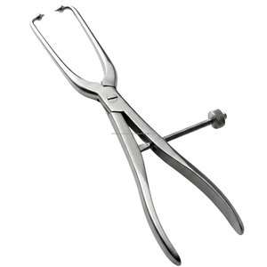 Pince de maintien de plaques osseuses WORLD PRECISION SURGICAL en acier inoxydable, instrument chirurgical manuel certifié CE Classe II - Product Image 1