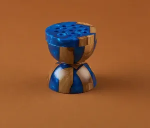 Brûleur d'encens artisanal en bois de santal et résine, style marocain, diffuseur d'aromathérapie indien, écologique - Product Image 5