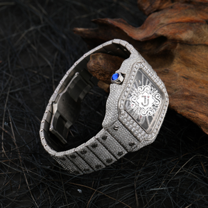 Direct Factory Supply Fashion Luxury Stainless Steel Iced Out <b>Diamond</b> <b>Watch</b> for Daily and Club Wear Available for Factory Price - Product Image 2