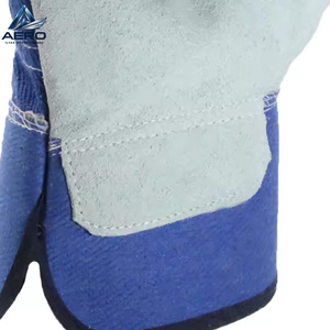 Guantes de trabajo de cuero puro para hombre, precio de fábrica, guantes de seguridad industriales para construcción, ligeros, recién llegados. - Product Image 5