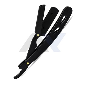Navaja de Afeitar Profesional con Bloqueo Giratorio para Hombres, Maquinilla de Afeitar Facial de Alta Calidad con Mango Metálico, Estilo Clásico Manual - Product Image 6