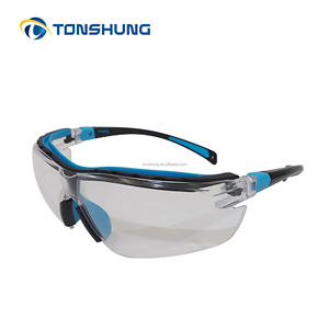 OEM/ODM available half frame co-injected nose pad impact resistant glasses for manufacturing sites use - Product Image 1