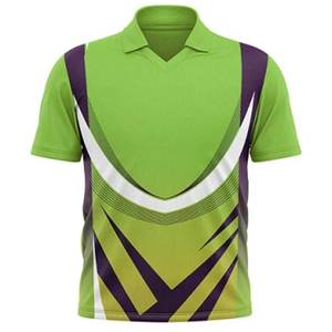 Camiseta de Cricket al por Mayor para Equipos Deportivos Internacionales, Ligera, de Secado Rápido, 100% Poliéster y Mezcla de Algodón, Personalizable, Manga Corta - Product Image 2