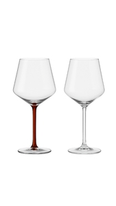 Handmade Borosilicate 670ml Colored Wine Glasses Lead-Free Stemmed Red White Wine Goblet Reusable Bulk Wholesale - Product Image 2