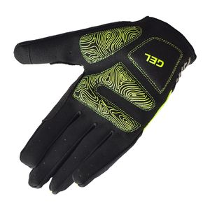 Guantes de Ciclismo Negros con Dedos Completos, Transpirables, Antideslizantes, con Gel en la Palma, para Ciclismo y Deportes al Aire Libre - Product Image 6