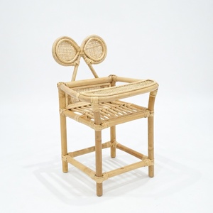 Juguetes educativos ecológicos al por mayor para niños, muñecas de mimbre, sillas altas para muñecas, sillas de alimentación para muñecas - Product Image 6