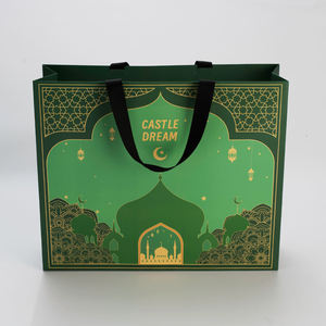 Bolsa de Regalo de Papel Blanco Premium con Asa de Listón, Bolsa de Compras con Logotipo Personalizado Impreso, Proveedor Mayorista - Product Image 4