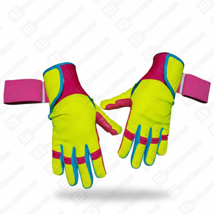 Guantes de Bateo de Béisbol Profesionales Nuevos, Ligeros y Suaves, de Cuero Genuino, con Puño Largo y Doble Correa para Adultos y Jóvenes - Product Image 5